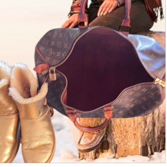 Louis Vuitton Vintage Keepall Boston Monogram Bag Luxury ✈️🧳Travel - Picture 3 of 10